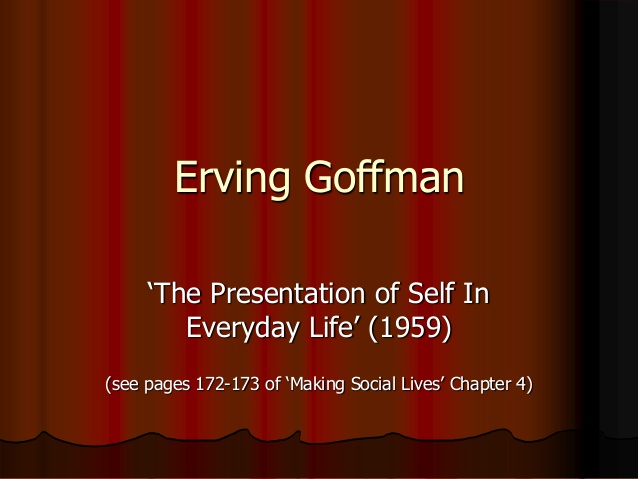 Presentation of self sociology